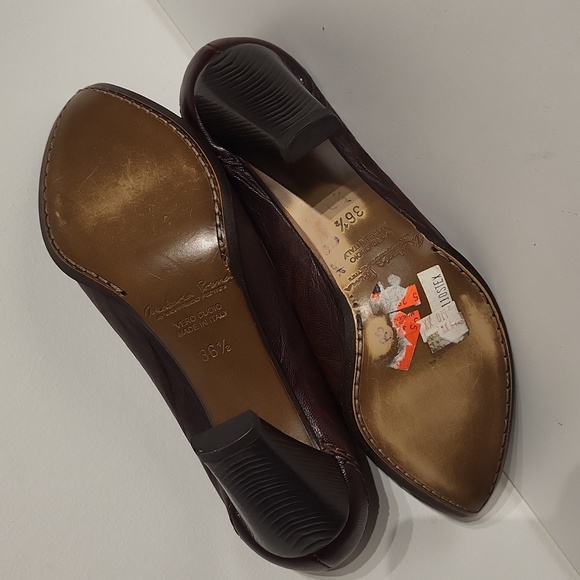 Vintage Y2K Materia Prima Goffredo Fantini Luxury Leather Women's Shoes / Sz 6 - Picture 17 of 17